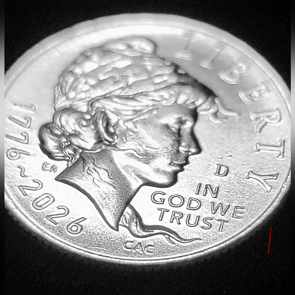 Emerging Liberty Dime. Set Of Two Commemorative Silver Coins 1776-2026 - Picture 4 of 10